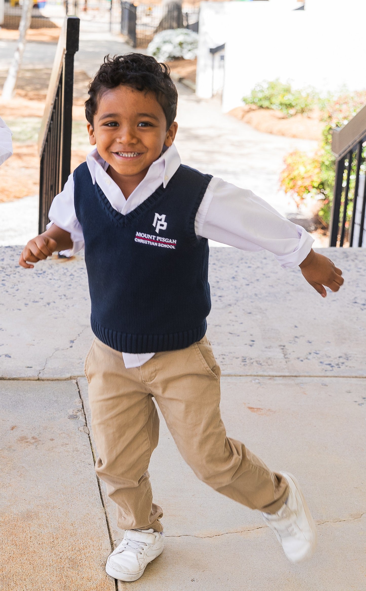 Boys Long Sleeve Solid Oxford Dress Shirt