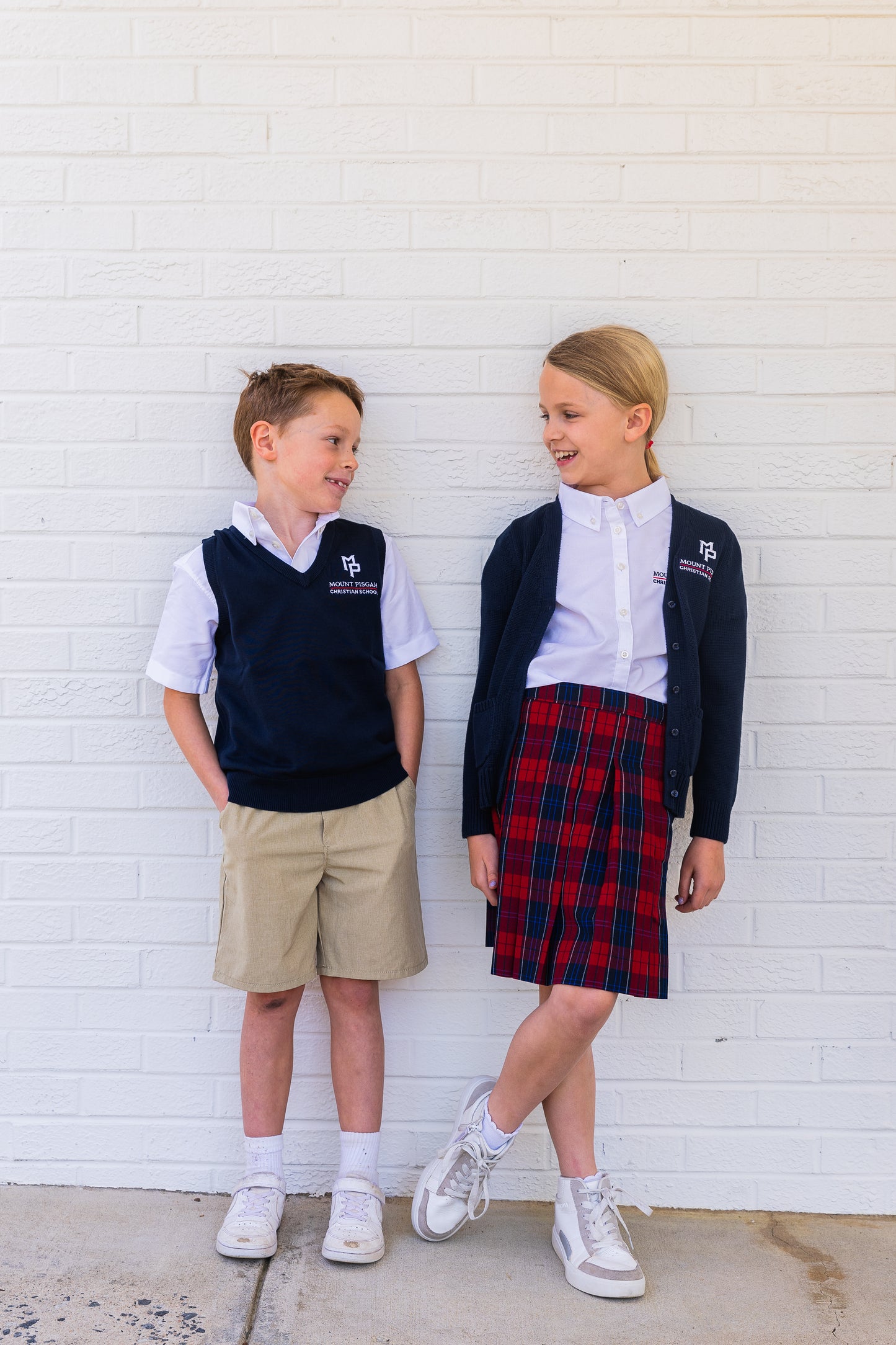 Boys Short Sleeve Oxford Dress Shirt