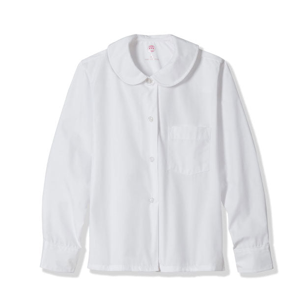 Girls' Long Sleeve Peter-Pan Blouse (JK-2nd Grade)