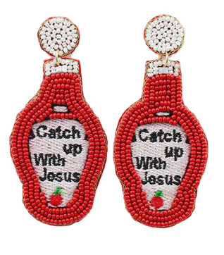 Catch up with Jesus Earrings