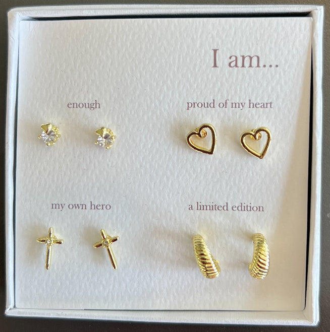 I am Enough Earring Set