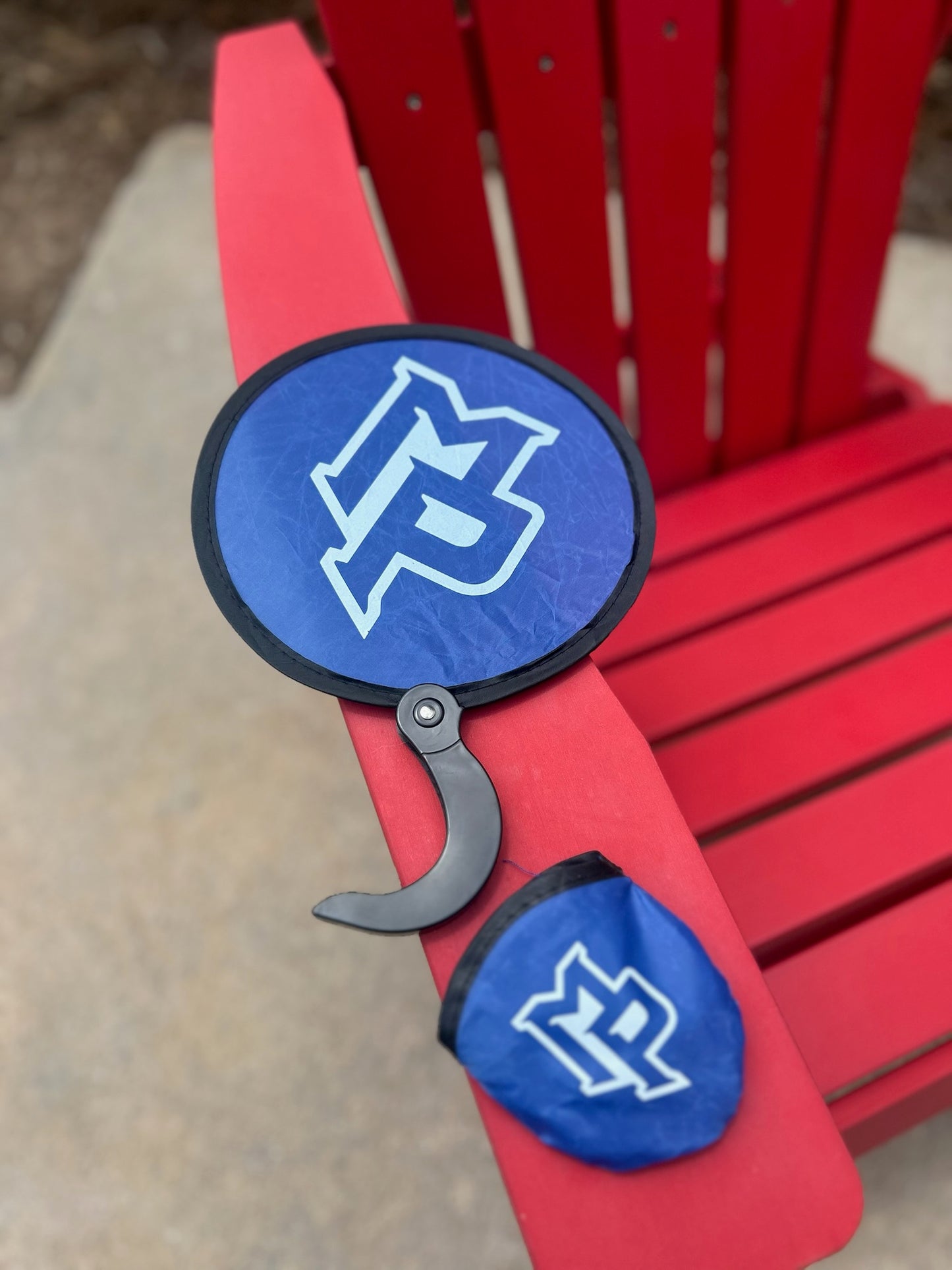 Collapsible Round Fan with Handle