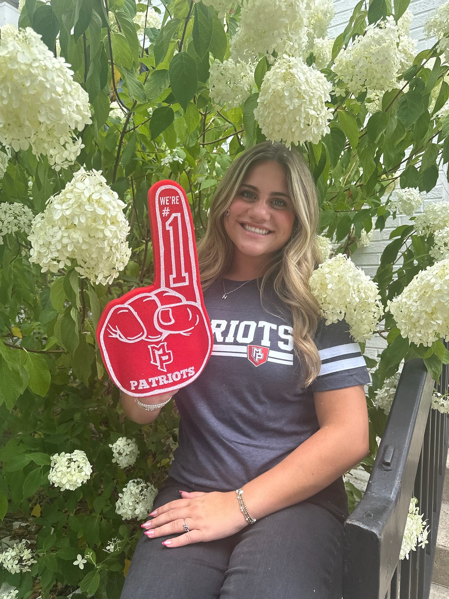 Patriots "We're #1" Foam Fingers