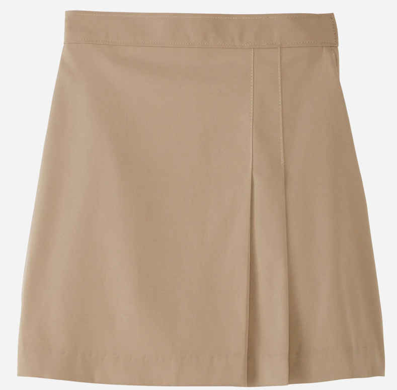 Junior Girls' Performance Khaki Skort MILLS