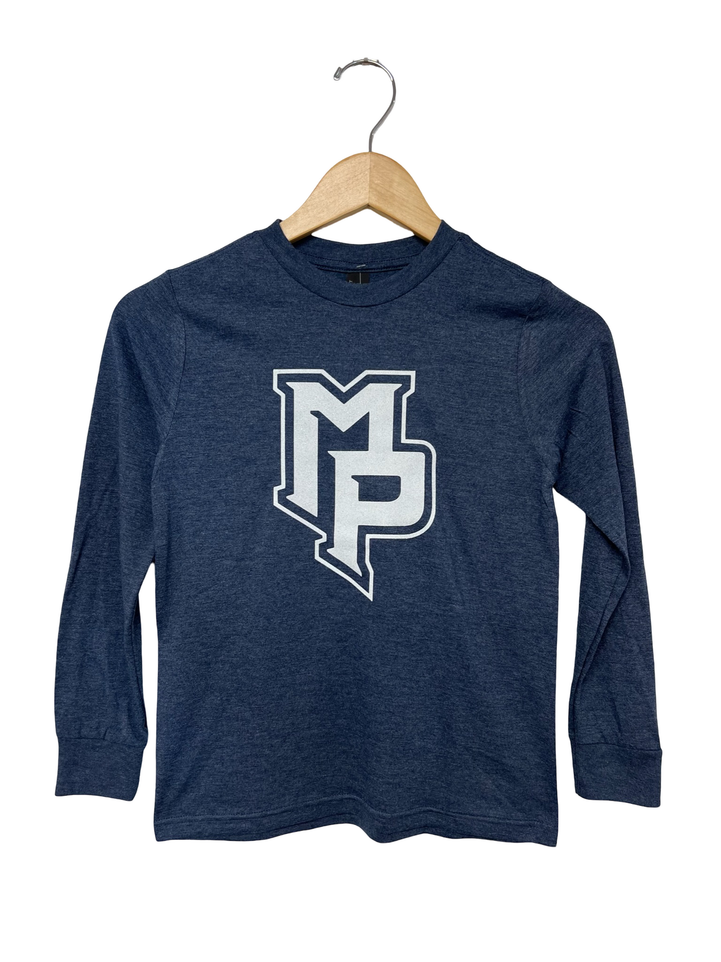 Youth Long Sleeve T-Shirt with White Glitter MP