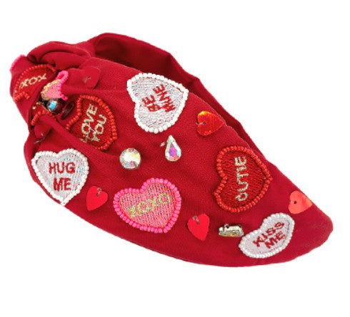 "XOXO" Hearts Headband