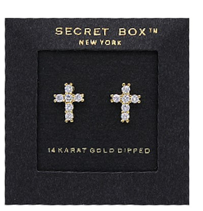Cross Stud Earrings