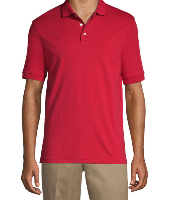 Men's Short Sleeve Interlock Polo Shirt