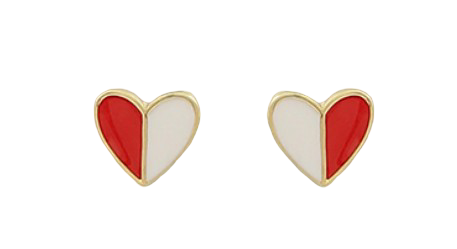 Gameday Heart Studs