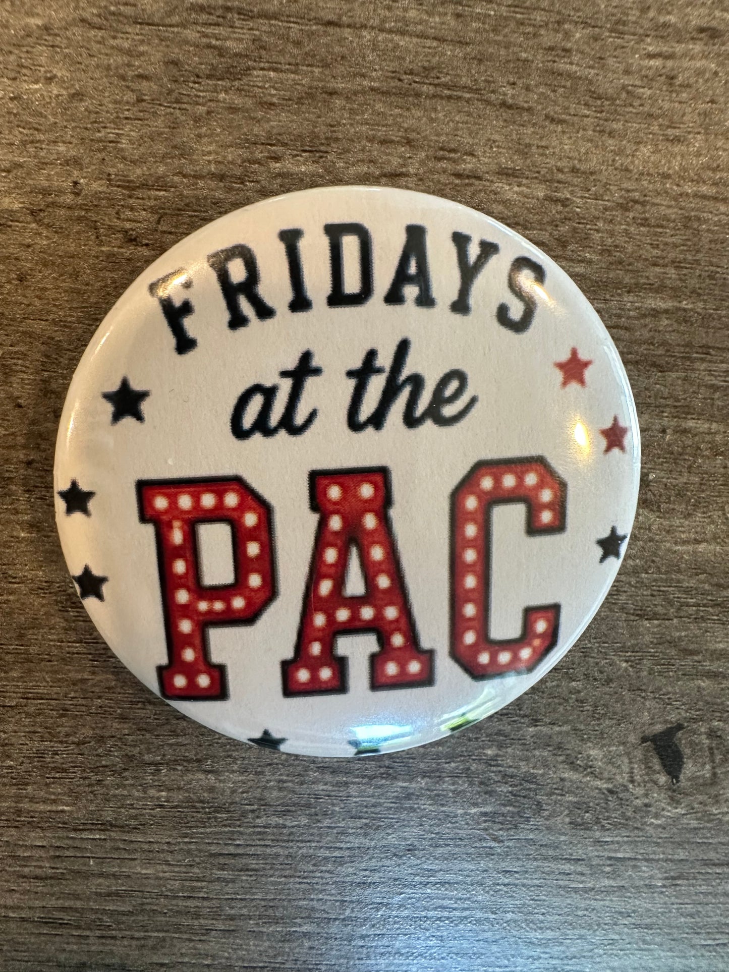 Fridays At The Pac Button