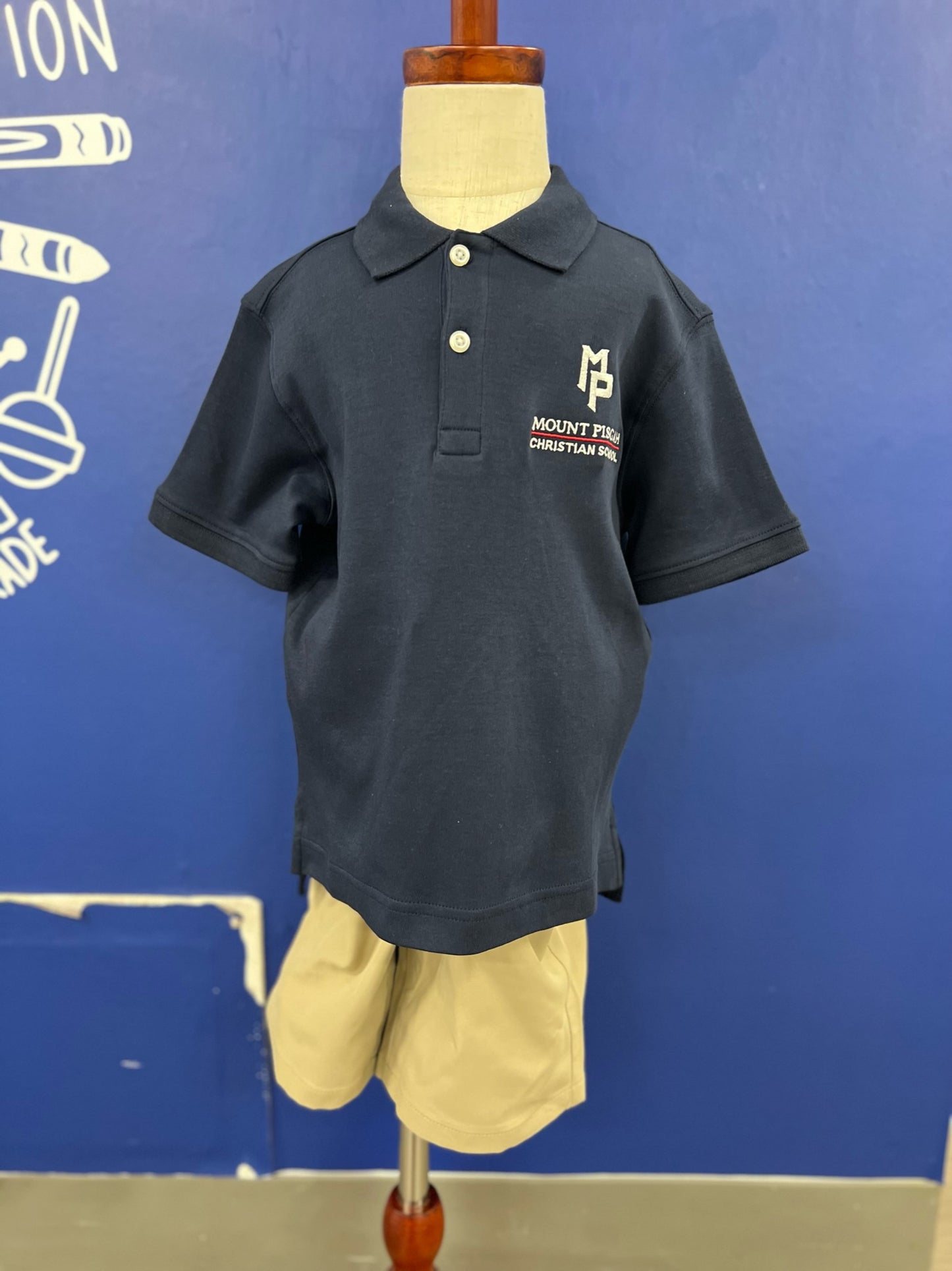 Youth Short Sleeve Interlock Polo Shirt