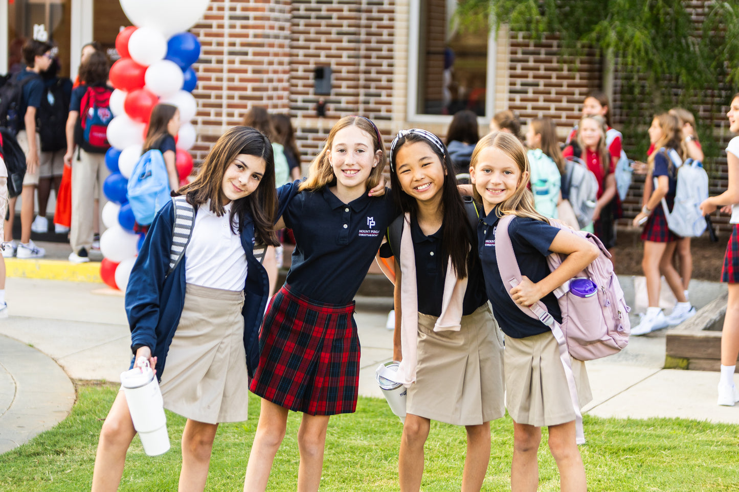 Junior Girls' Performance Khaki Skort MILLS