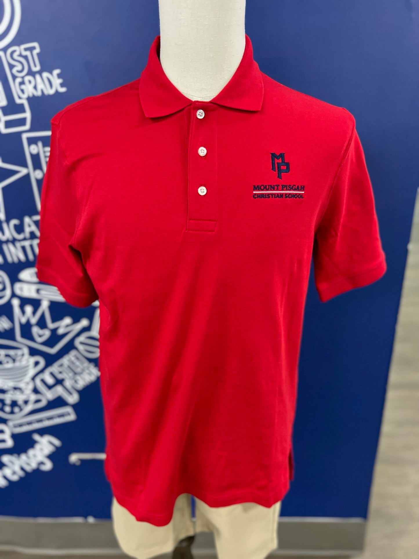 Men's Short Sleeve Interlock Polo Shirt
