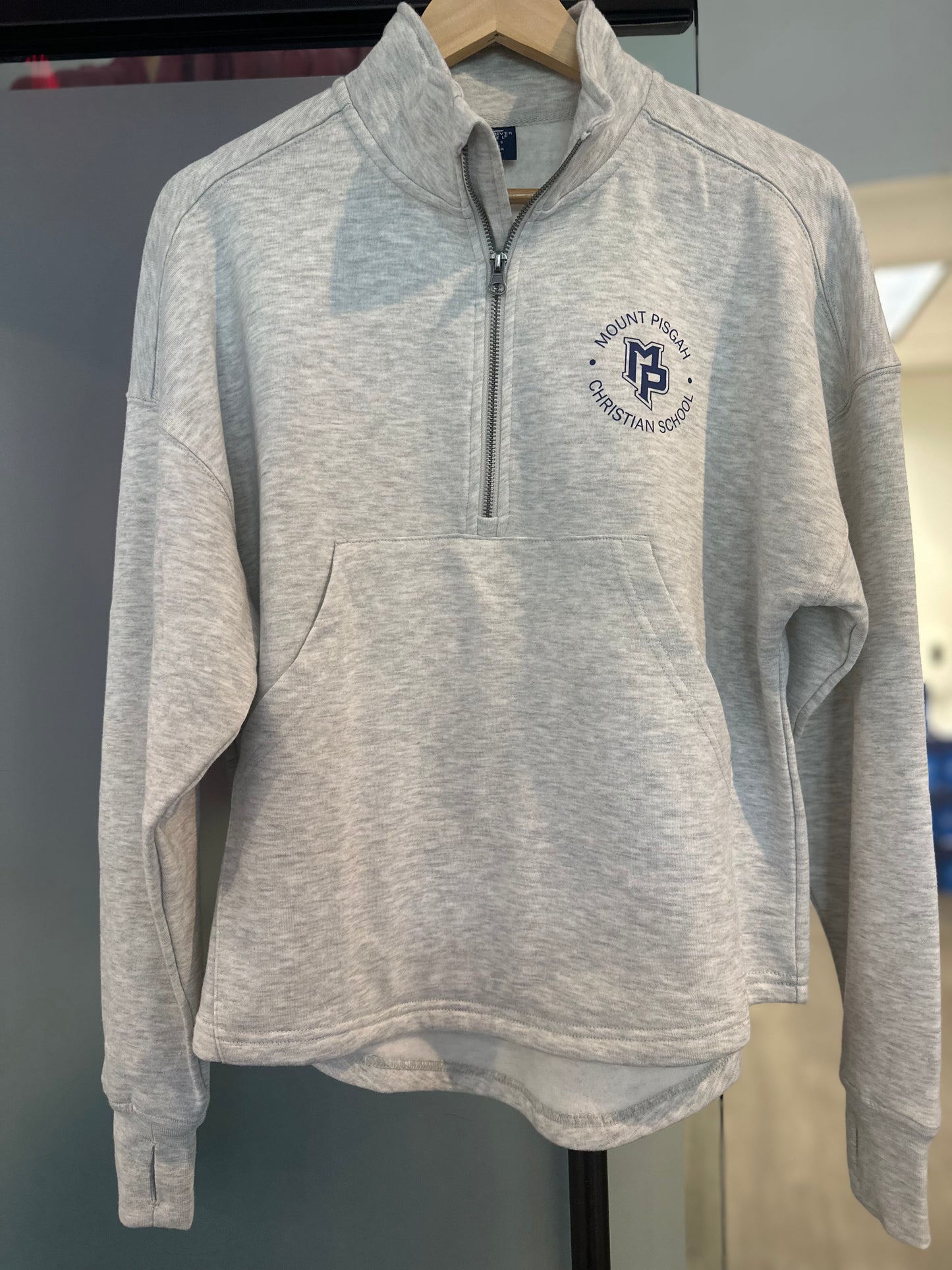 Women’s Classic Half-Zip – Heather Oatmeal