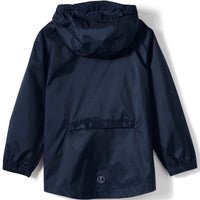 School Uniform Kids Packable Rain Jacket