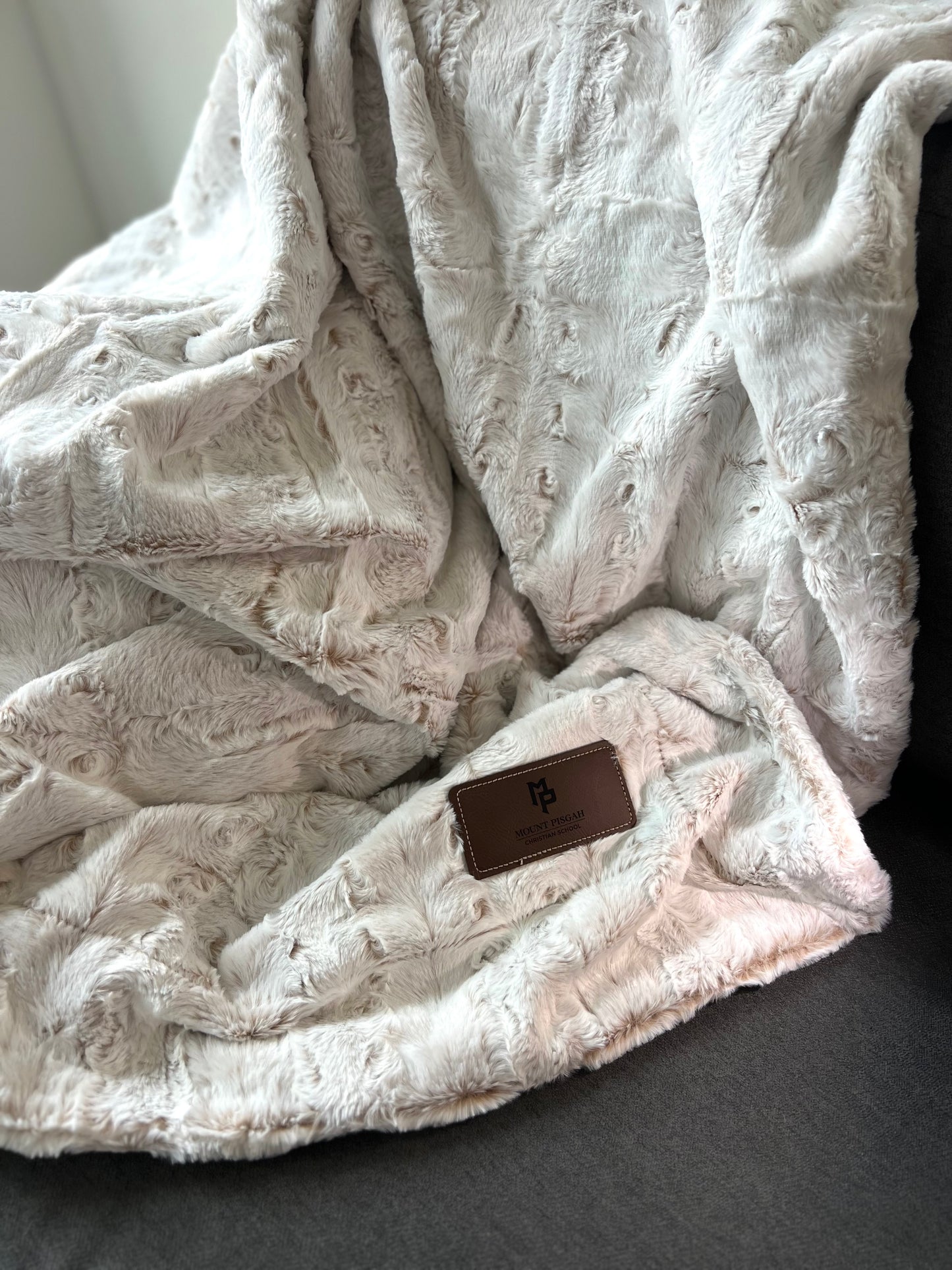 Taupe Blanket w/ Leather MPCS Patch