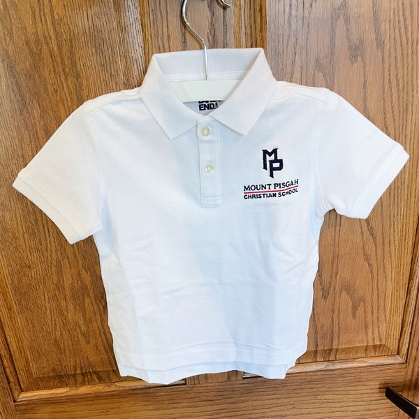 School Uniform Kids Short Sleeve Mesh Polo Shirt