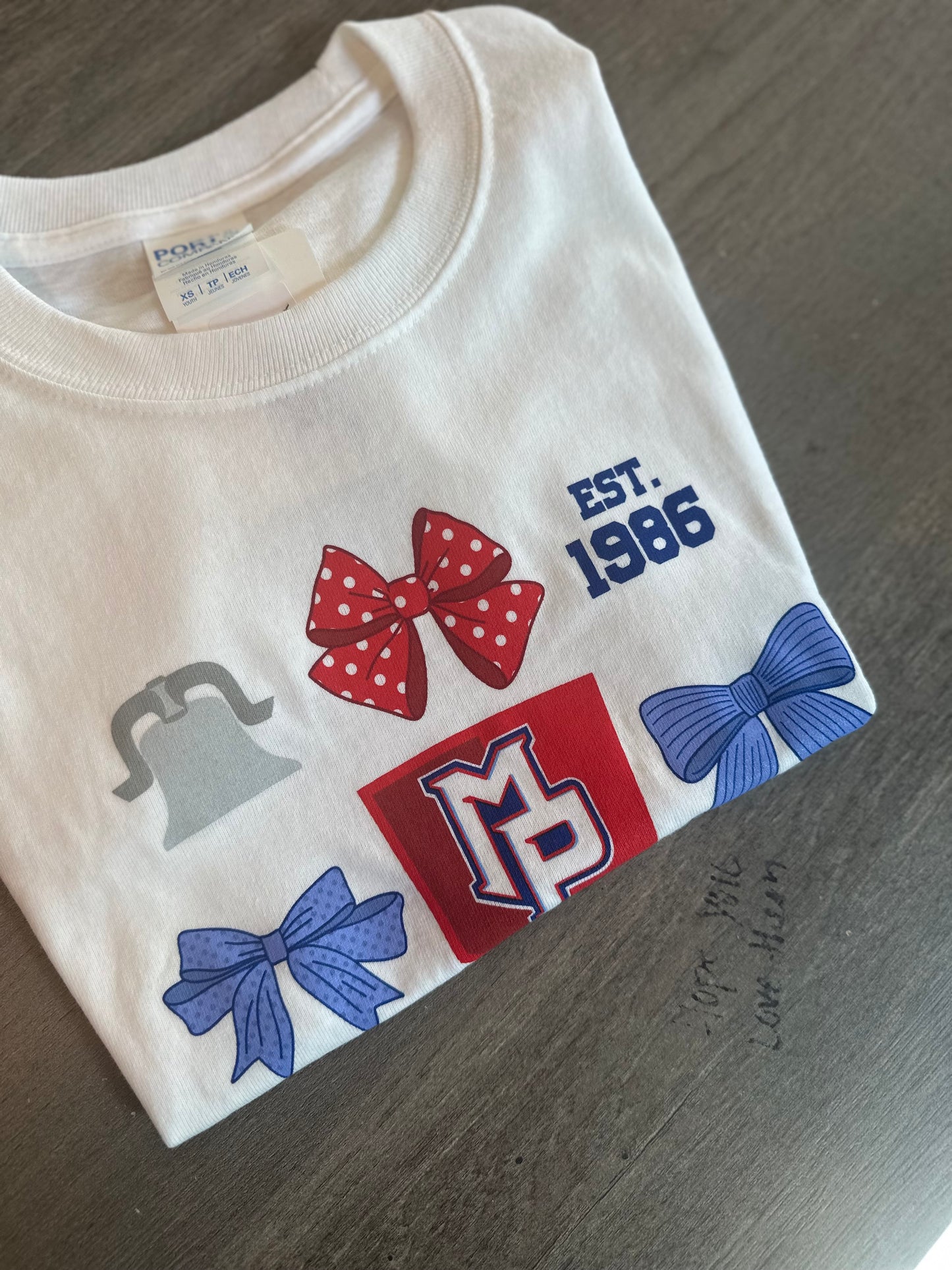 Youth Bows and Bells T Shirt