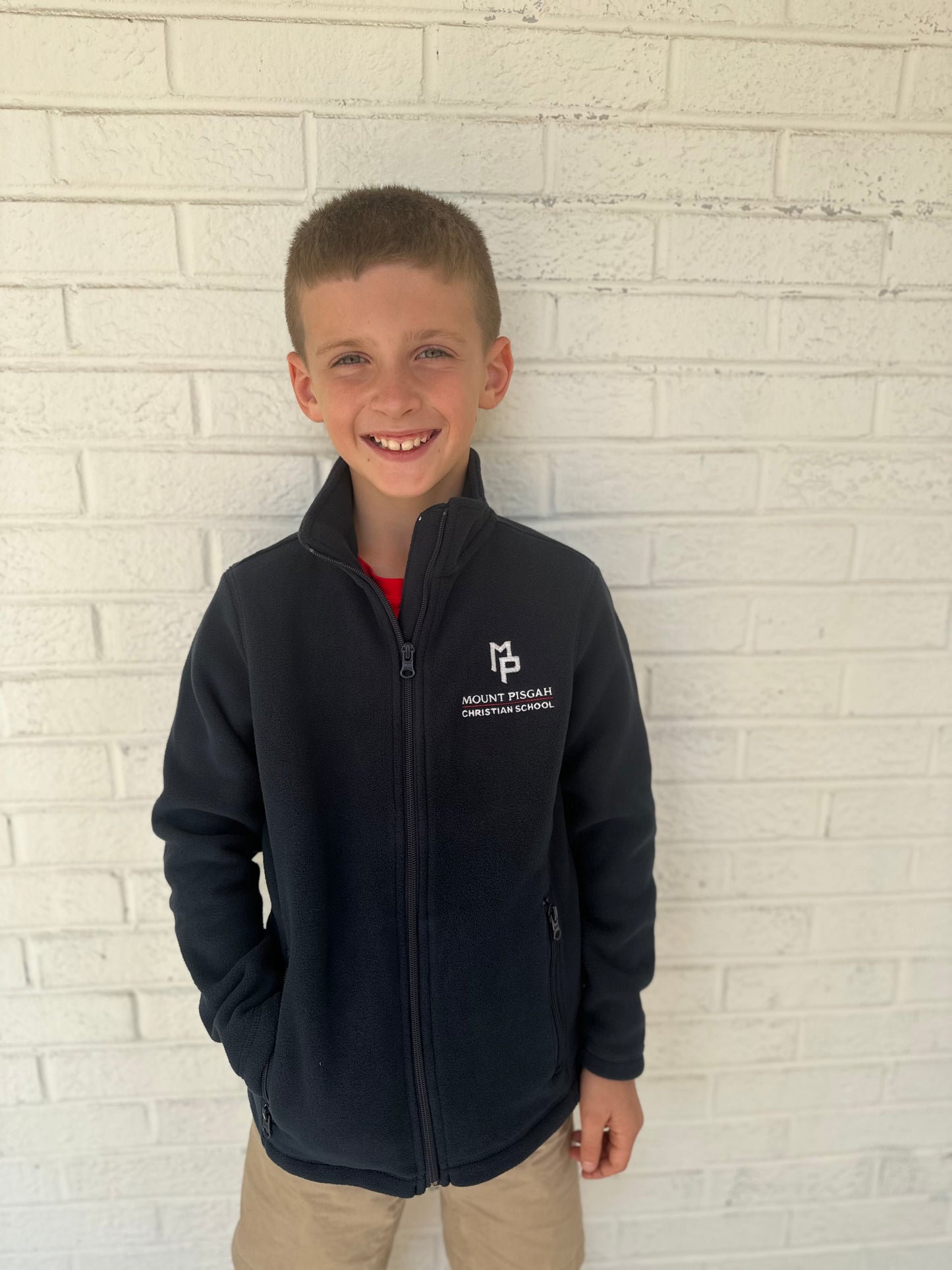 Kids Full-Zip Mid-Weight Fleece Jacket