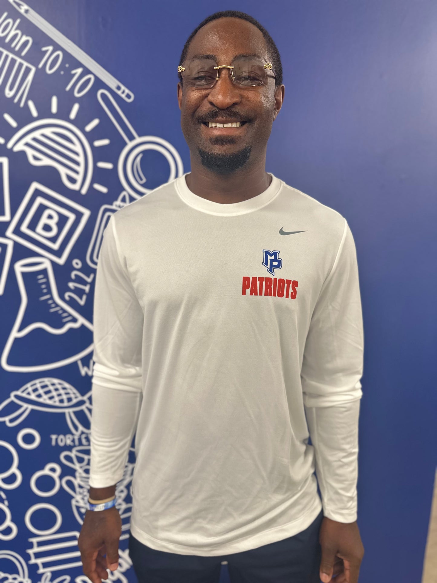 Patriots Nike Dri-FIT Long Sleeve Tee