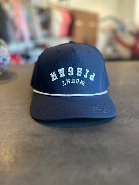 Embroidered Upside - Down Mount Pisgah Snapback Hat