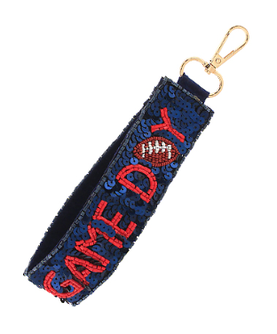 GameDay Sequin Keychain