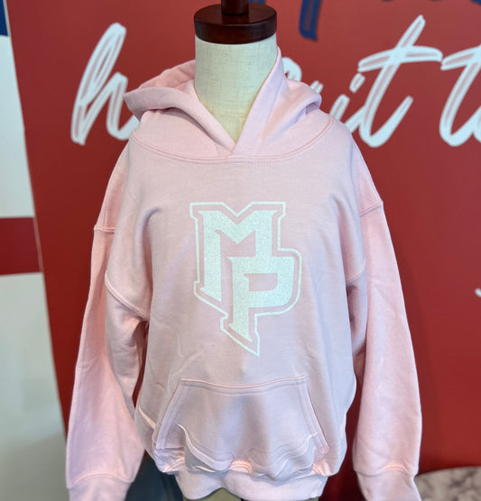 Youth Girl’s Pink Hoodie with Glitter MP
