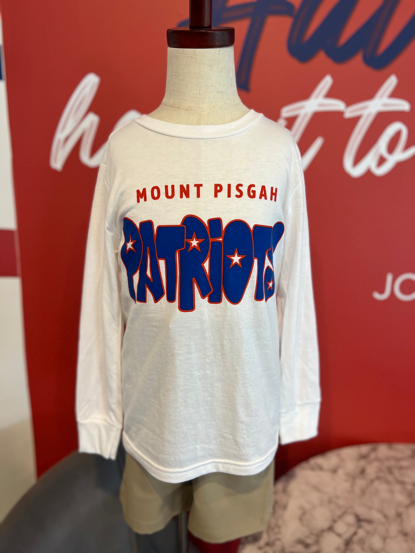 Youth Long Sleeve Patriots Star Tee