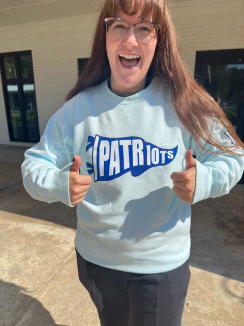 Adult Pennant Flag Crewneck