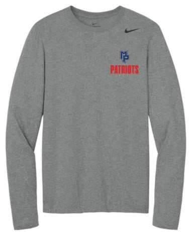 Patriots Nike Dri-FIT Long Sleeve Tee