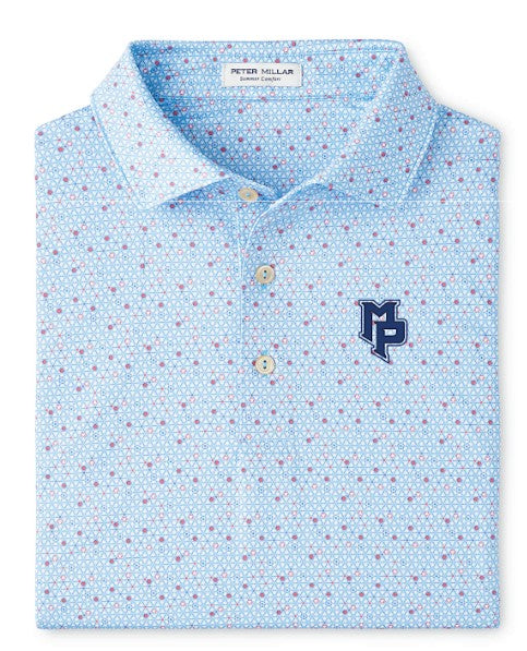 Peter Millar Men's Geo Performance Jersey Polo