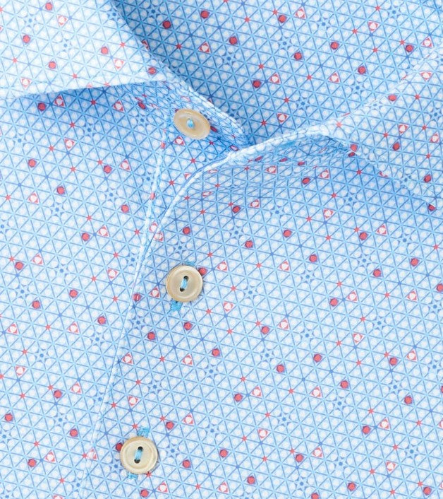 Peter Millar Men's Geo Performance Jersey Polo