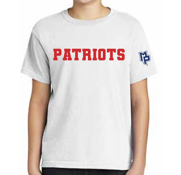 Youth White Patriots T-Shirt