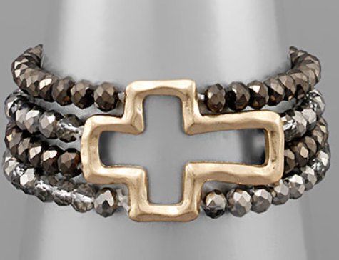 Cross Beads Bracelet