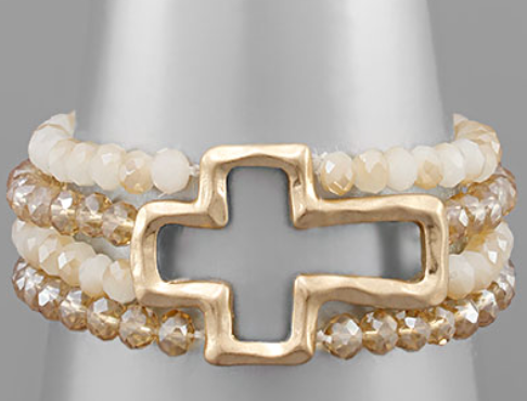 Cross Beads Bracelet