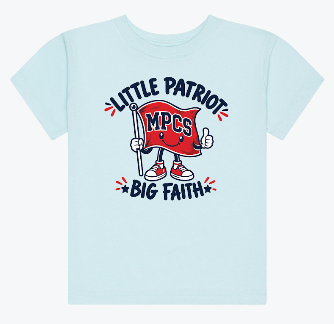 Toddler T Shirt- Little Patriot Big Faith