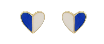 Gameday Heart Studs