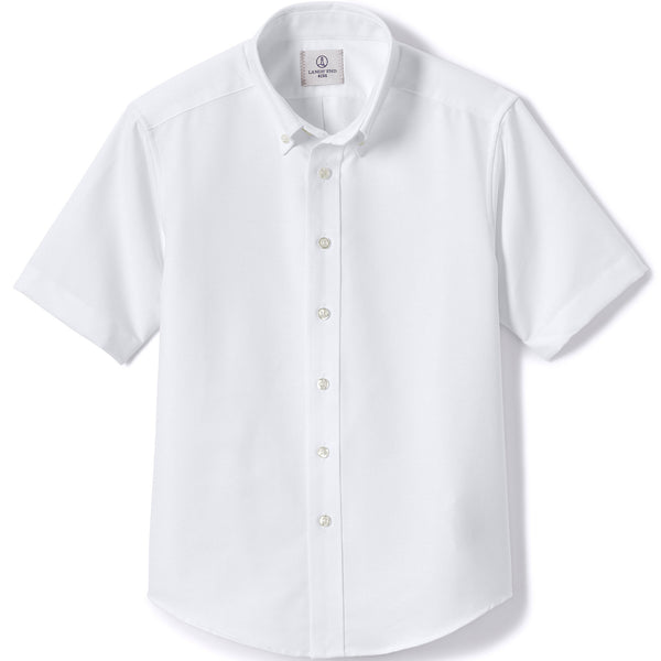 School Uniform Boys Short Sleeve Oxford Dress Shirt