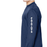 Youth Performance Long Sleeve Patriots Shirt in Navy