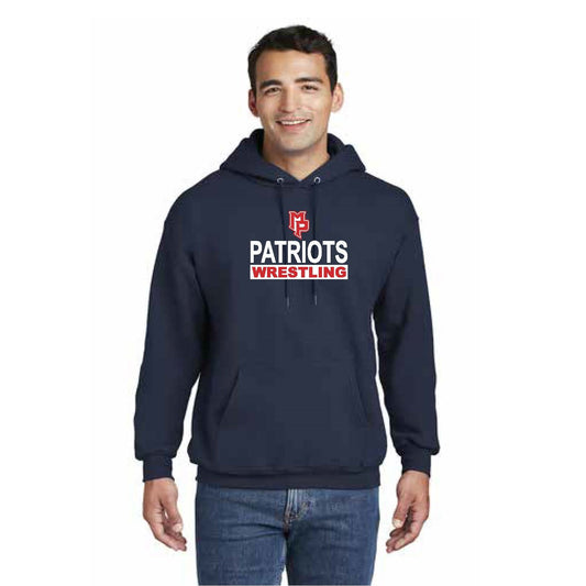 Mount Pisgah Wrestling Hoodie in Navy