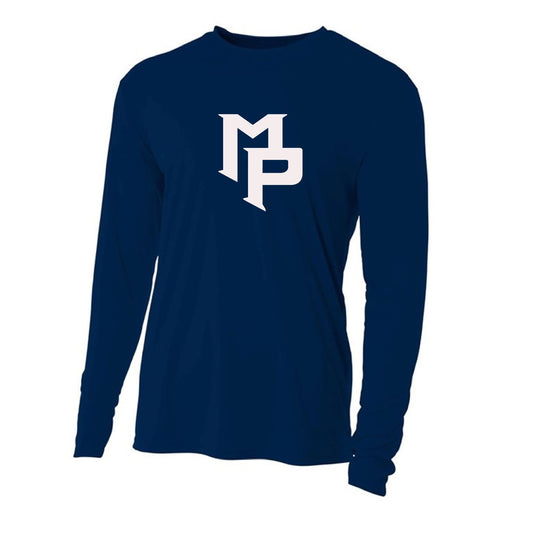 Men's MP Performance Navy Long Sleeve Shirt